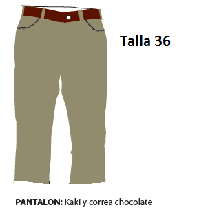 PANTALON CAQUI TALLA 4