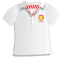 POLO BLANCO TERPEL HOMBRE-XL logo terpel sol (logo anterior)