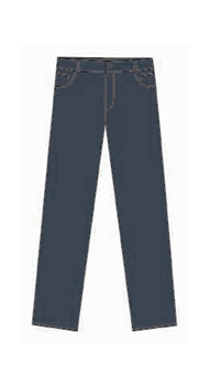 PANTALON DRILL GRIS 28 tipo jean, en tela drill (administradores pista)