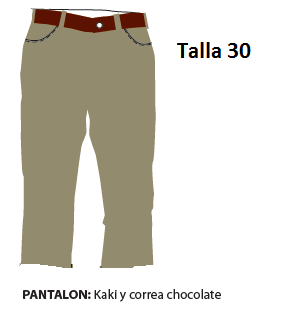 Pantalon Kaki 30 - PANTALONES CAQUI PARA ESTACIONES-30 